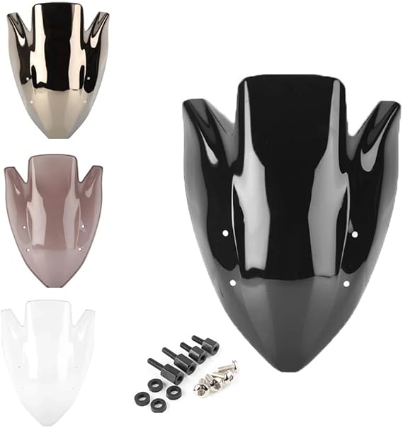 Motorcycle WindScreen For Z1000 2003 2004 2005 2006 ABS Plastic Motorcycle Double Bubble Windshield Windscreen