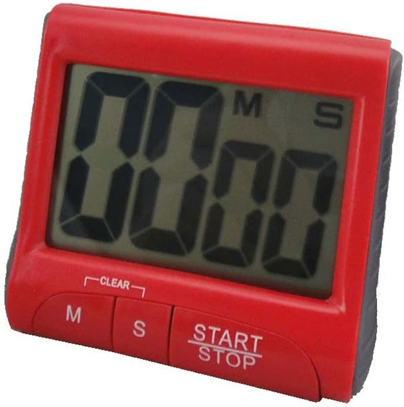 Kitchen Timer Digital Manual Countdown Alarm Clock Cooking Minuteur Stopwatch Gadget