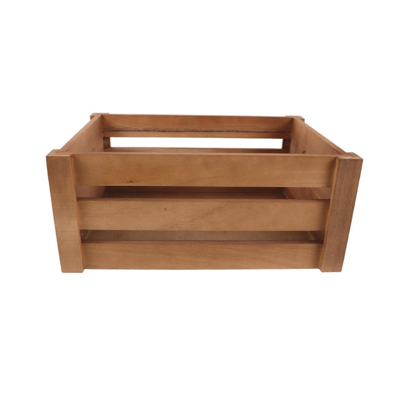 Caja para vinilos y cds de madera organizador retro para estudios y casa