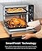 Ninja DCT401 12-in-1 Double Oven with FlexDoor, FlavorSeal & Smart Finish, Rapid Top Convection and Air Fry Bottom , Bake, Roast, Toast, Air Fry, Pizza and More, Stainless Steel