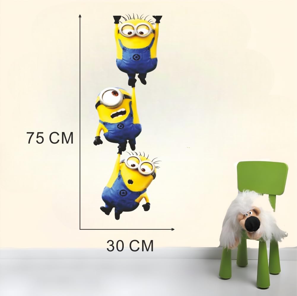 Minions Door Stickers - Fun Peel & Stick Decals -3