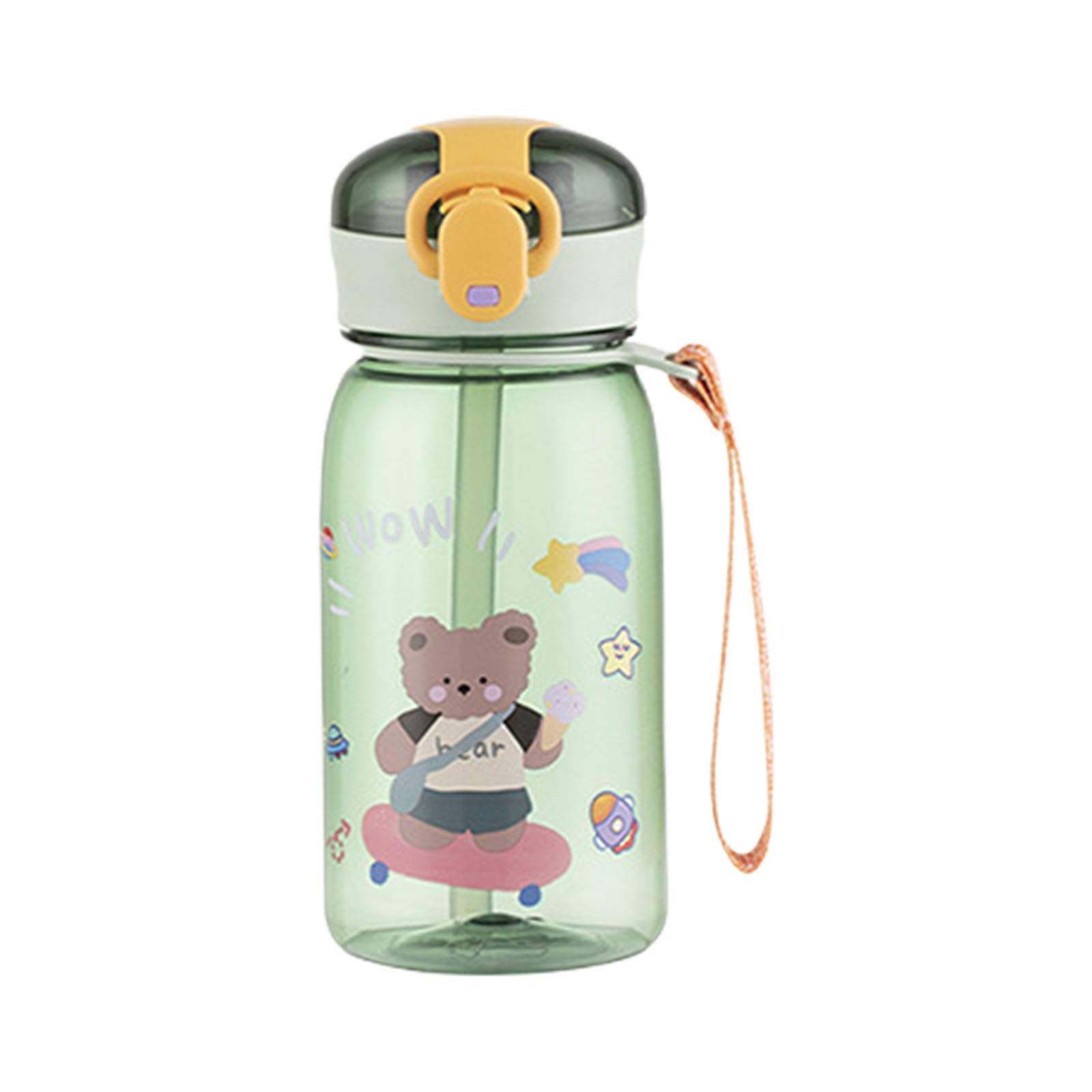 Xinsheinelry Capacity Straw Water Bottle Shatterproof Leak Proof Seal Comfortable Grip Drinking Cup for Hiking Sports Large Capacity Sports Water Bottle