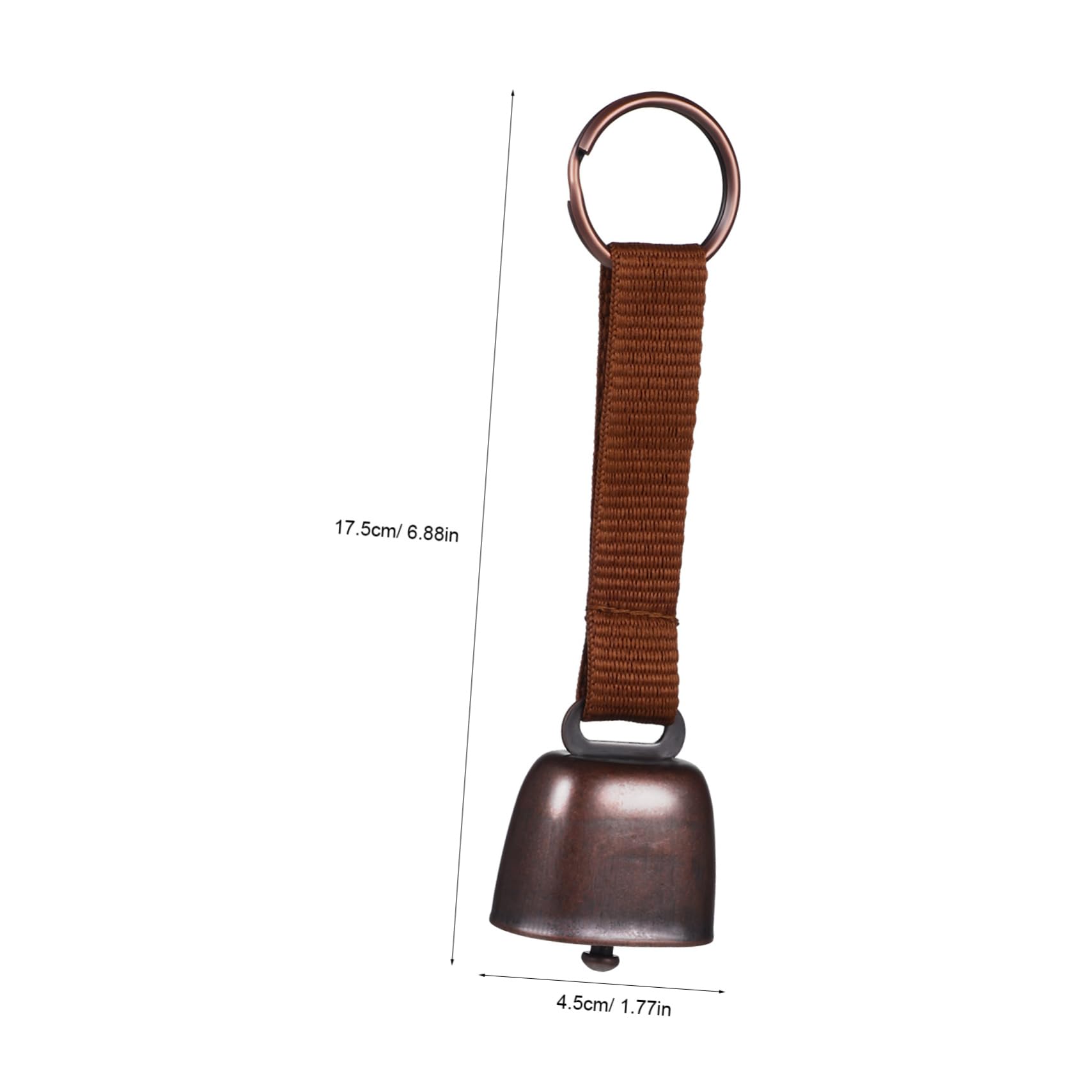 Parliky Outdoor Bear Bell Sturdy Craftsmanship Bear Warning Bell for Hiking Climbing Safety