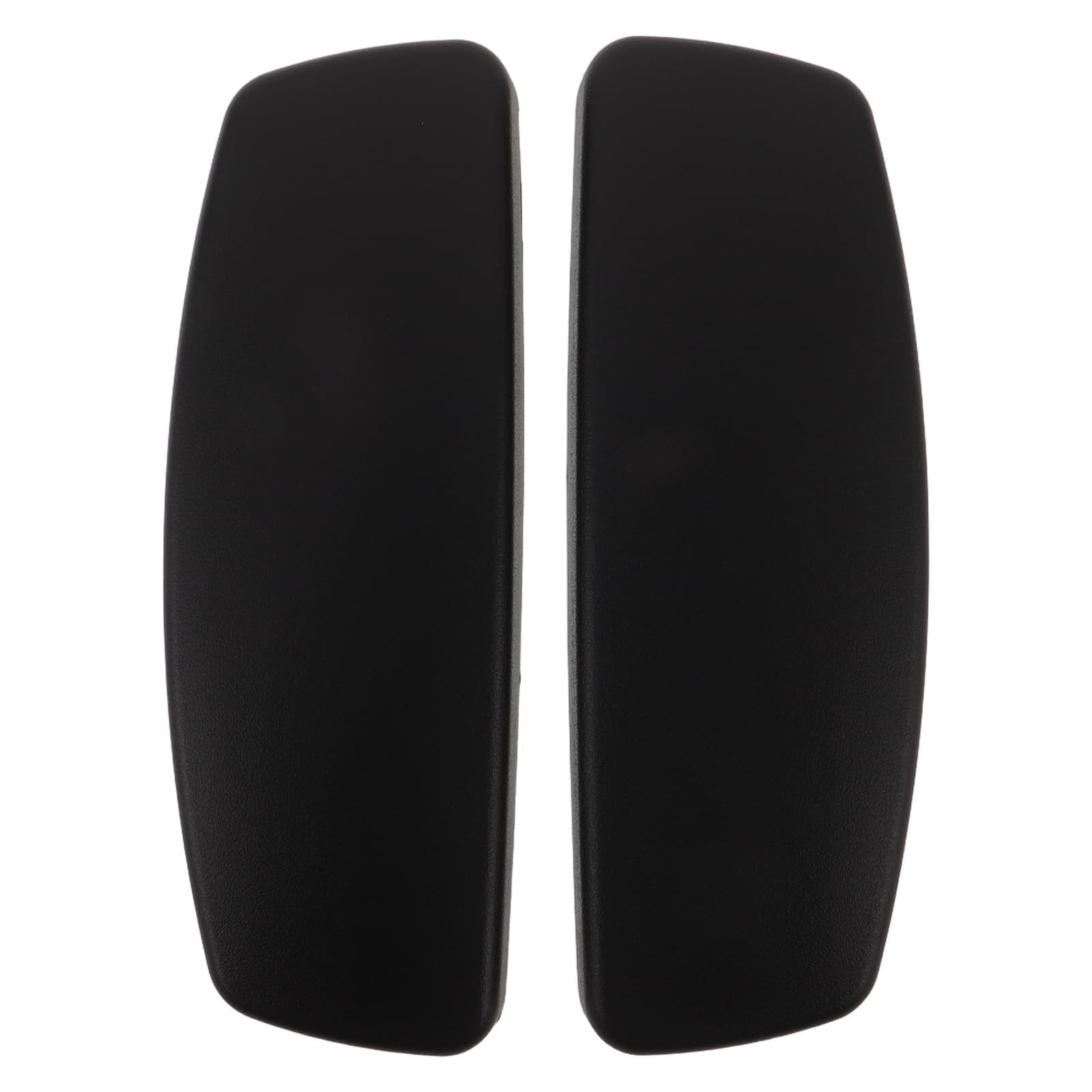 ABOOFAN 2 Pezzi Braccioli di Ricambio per Sedia da Ufficio in Pelle Pu Nero, Design Ergonomico e Struttura Robusta per Poltrona da Gioco e Sedia Computer