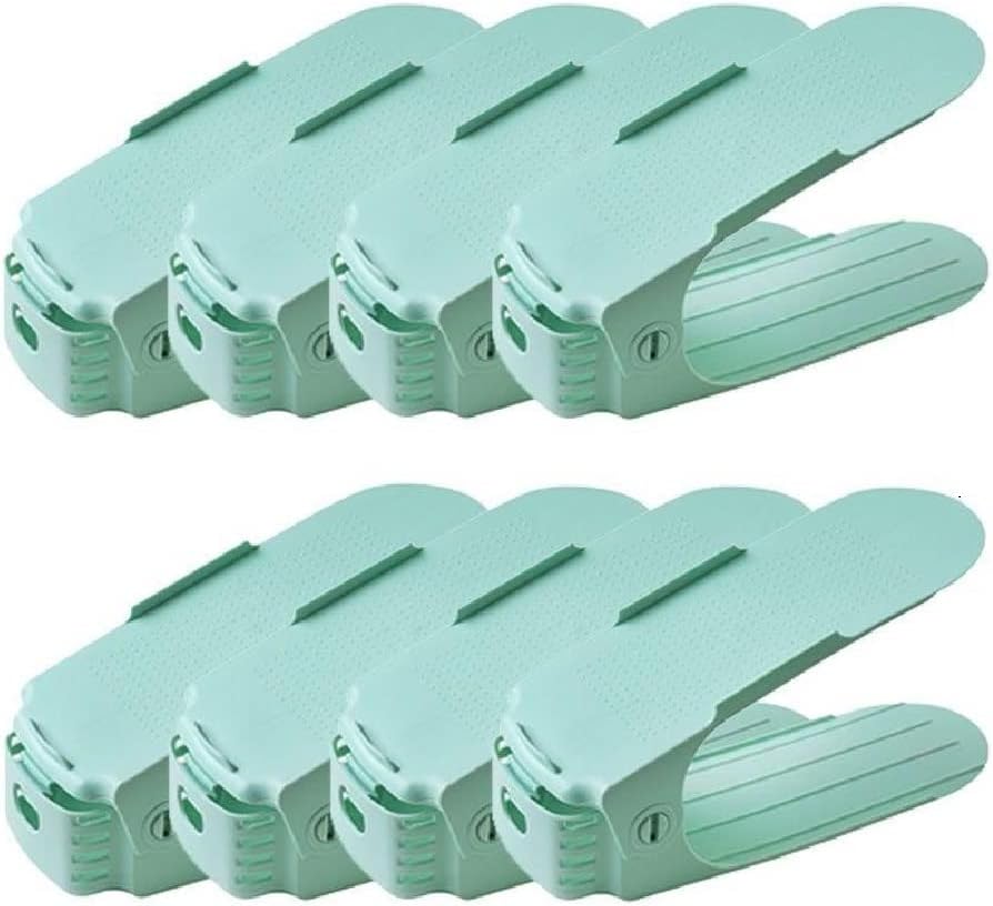 Shoe Holder,8pcs Storage Shoe Rack Bedroom Space-Saving Home Dormitory Artifact Storage Shoe Space Saving, Non-Slip (Color : E) (F)