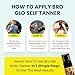 Bro Glo Self Tanner for The Boys - Quick Application Foam Mousse Easy Sunless Tan For Face and Body Oil Free Water Based Faster Skin Drying Natural Sun Kissed Bronze Color Perfect Men - 6.76 FL oz