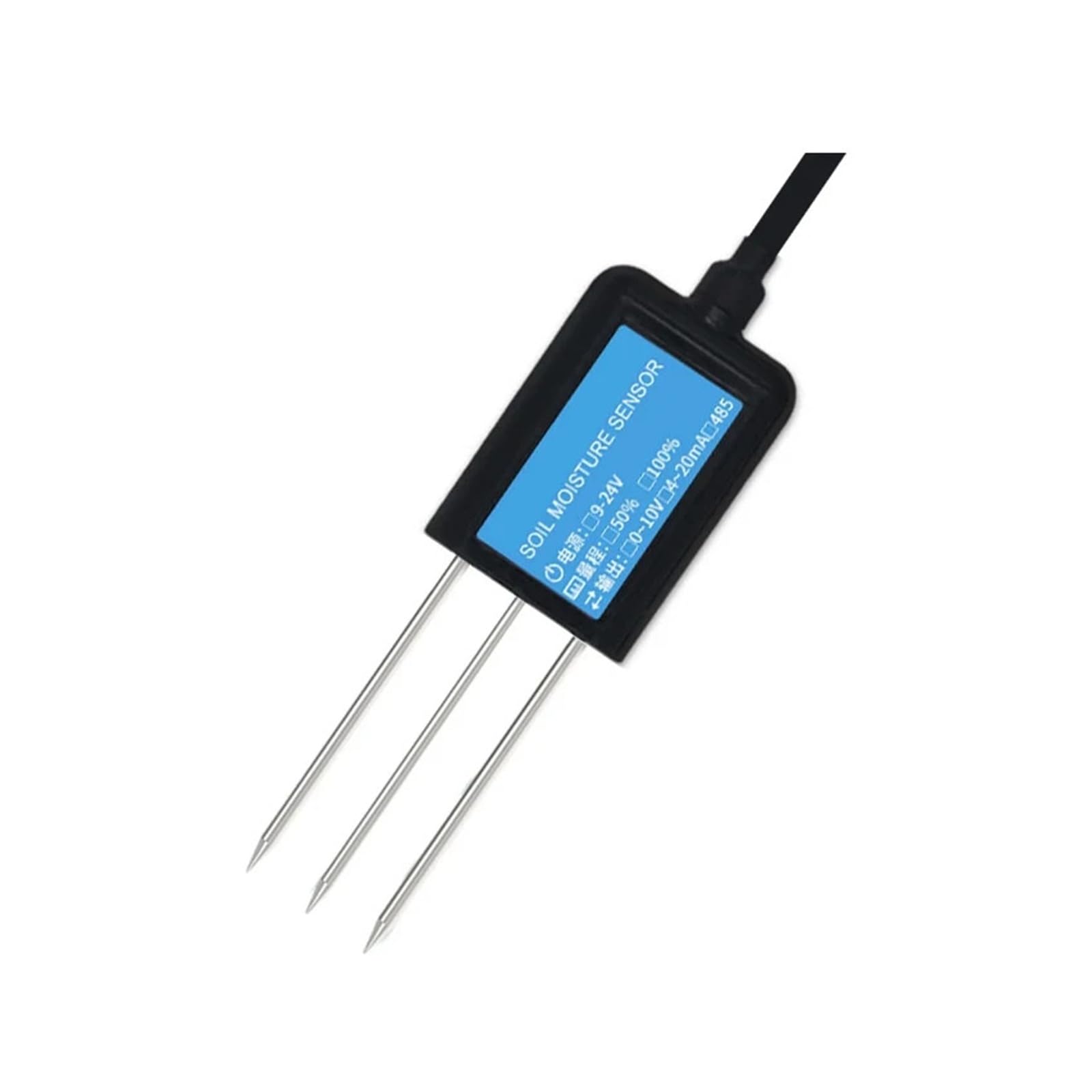 Medidor de Suelo Sonda de Sensor de Humedad y Temperatura del Suelo con Salida RS485 de 0 a 5 V, 0 a 10 V y 4 a 20 mA. Sensores analógicos for probar la Humedad del Suelo.(RS485 NPK Sensor)