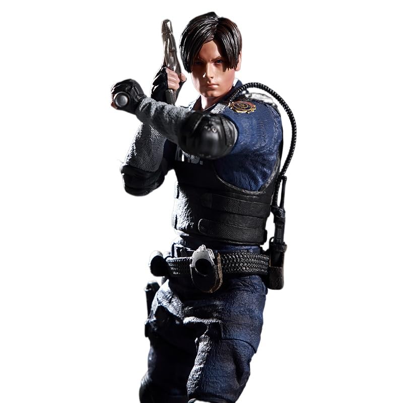 REOZIGN Leon Figurine 9 Schwerter Leon Scott Kennedy Anime Figuren 32 cm / 12,6 Zoll PVC Charakter Figur Cosplay Handwerk Geschenke