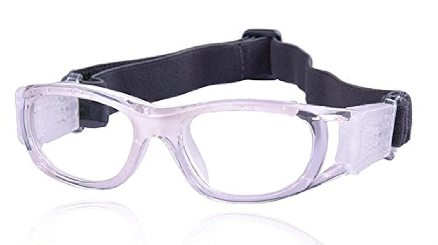 (TM) Unisex Kinder Schutzbrille für Basketball, Fußball, Volleyball, Squash, Hockey, Weiß