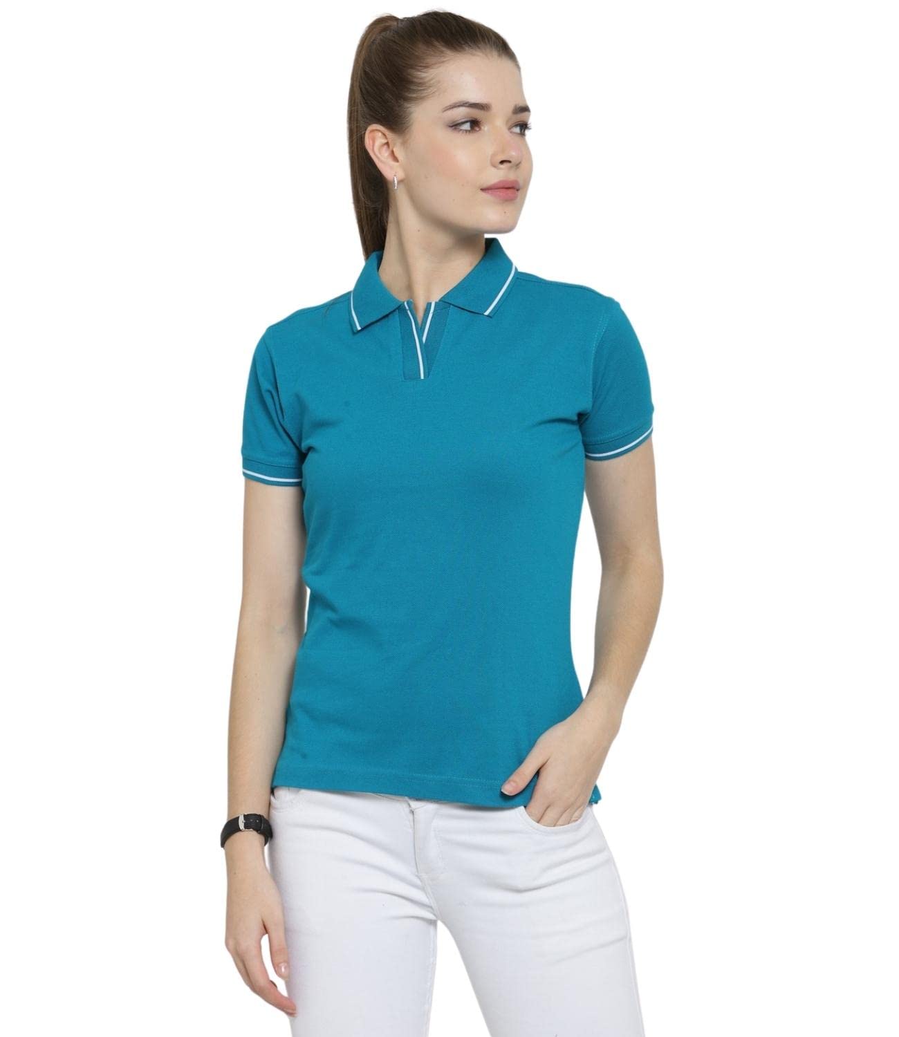 Scott International Women's Cotton Regular Fit T-Shirt