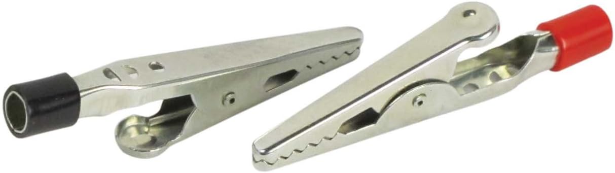 SE 12-Piece Alligator Clip Set with Insulated Grip - 8019AC12