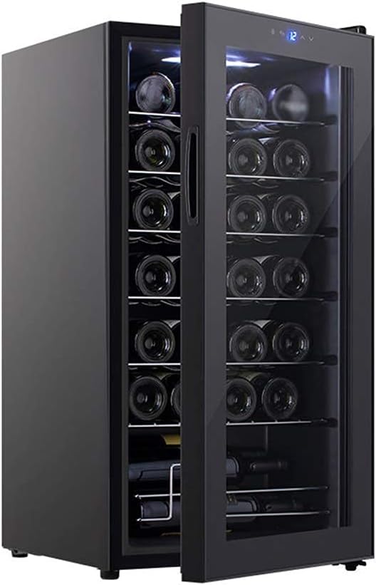 Wine Cooler Refrigerator – No Frost Wine Coolers for Bottles– 8-18°℃ Precise Temperature Control Wine Cooler Portable–17W × 18D ×33H Inches