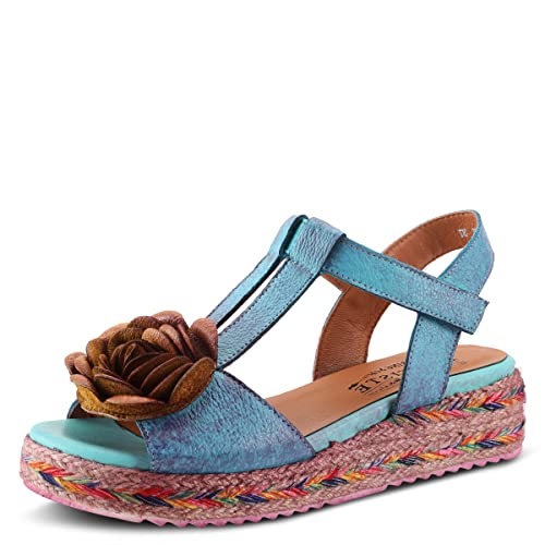 Mules Tempest Wedge bleues 41-42 pour femme cherchant un talon stable