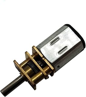 BERWENNY 10PCS 3v 6v 12v N20 Dc Electric Motor with Metal Gear Low Noise Reversible Motor 15-1500rpm for Car Robot Model (Size : 100rpm, Color : 3v)