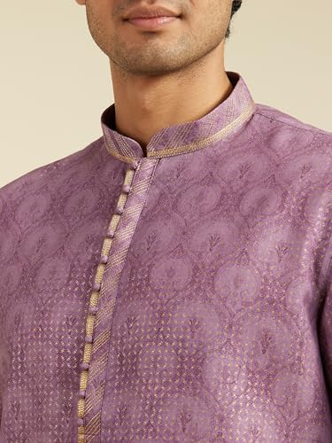 Image of DIWAS BY MANYAVAR Men's Cotton Blend Printed Kurta (1pc)