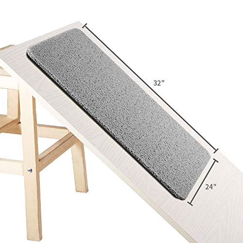 Asvin Soft Textured Bath, Shower, Tub Mat, 24x32 Inch, Phthalate Free, Non Slip Comfort Bathtub Mats with Drain, PVC Loofah Bathroom Mats for Wet Areas, Quick Drying