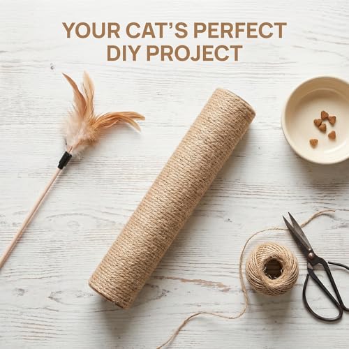 Rascador para gatos de sisal y piezas de repuesto de ABS para interior 4