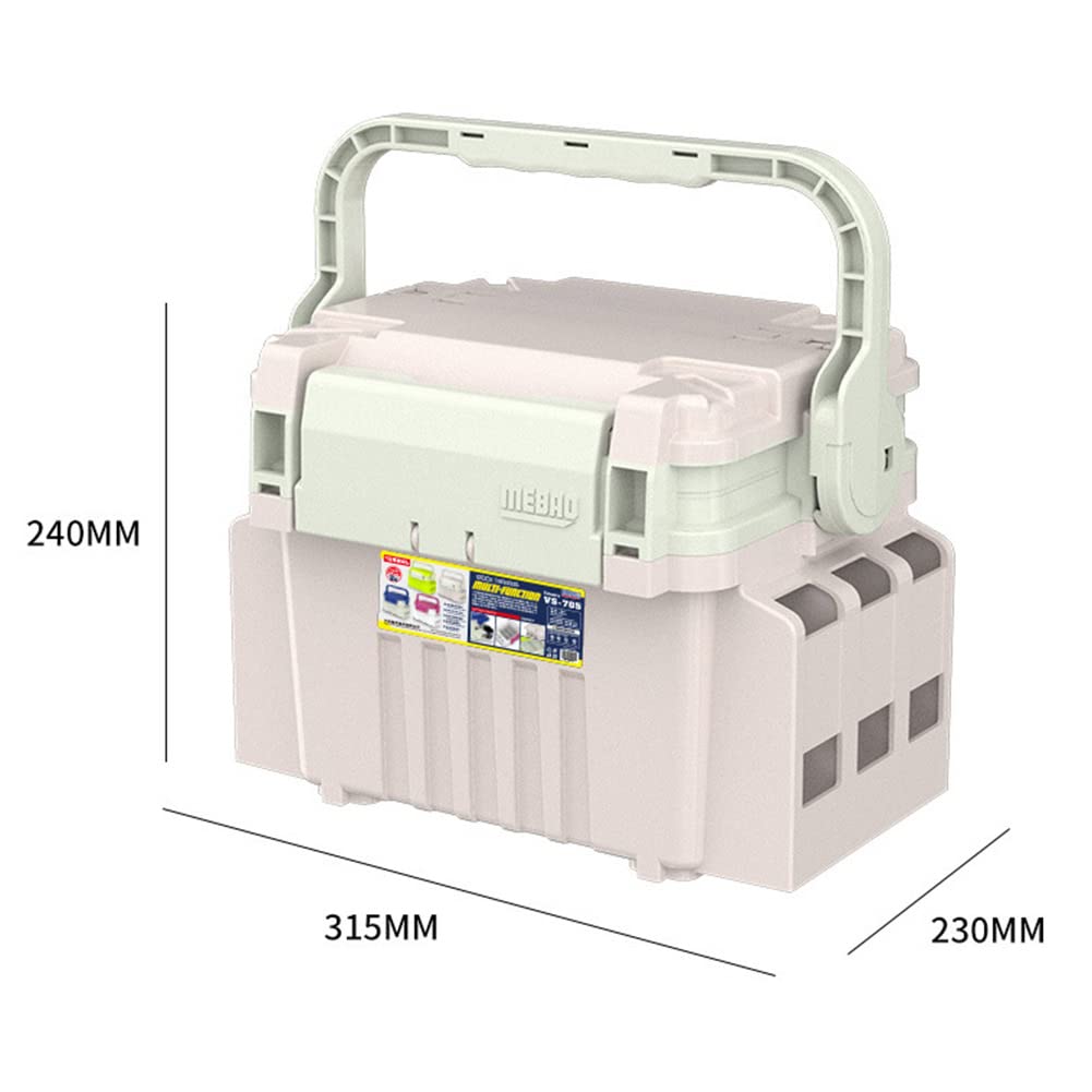 organisateur de stockage de pêche multifonctionnel leurres de pêche boîte à crochet Portable Durable poignée antidérapante pour fournitures de pêcheur