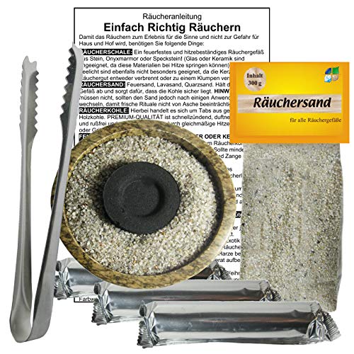 Räuchern 7-TLG Starter + Profi Set + ZUBEHÖR für Räucherwerk....