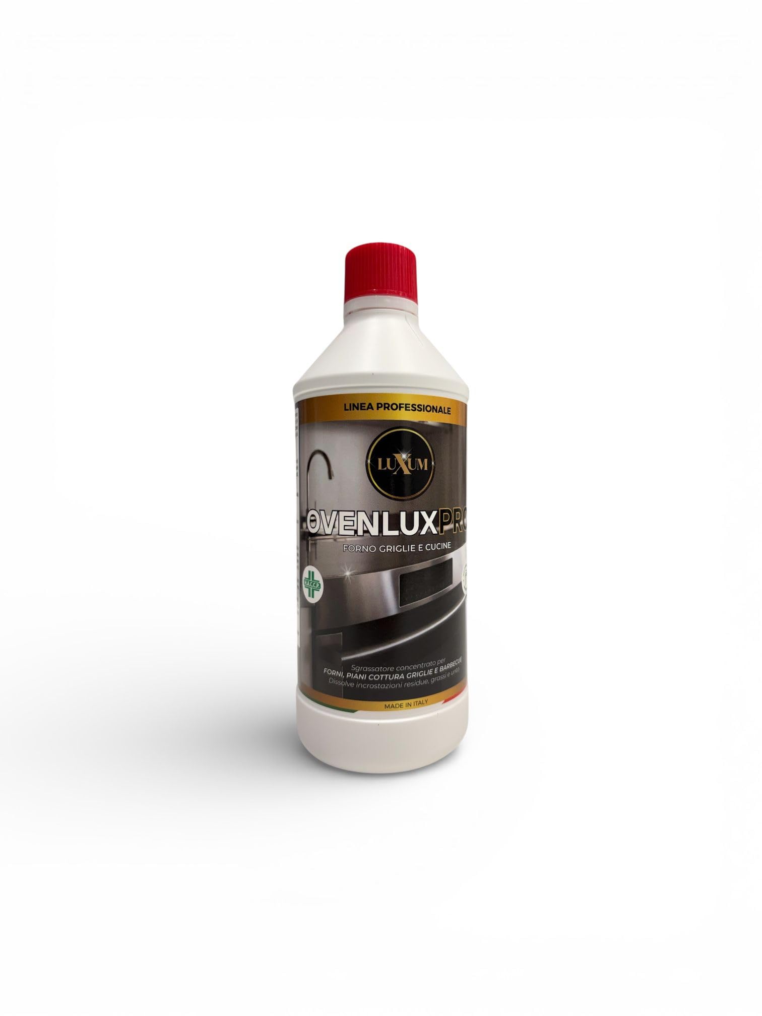 OvenLux PRO Detergente sgrassante decarbonizzante HACCP – 2 × 750 ml