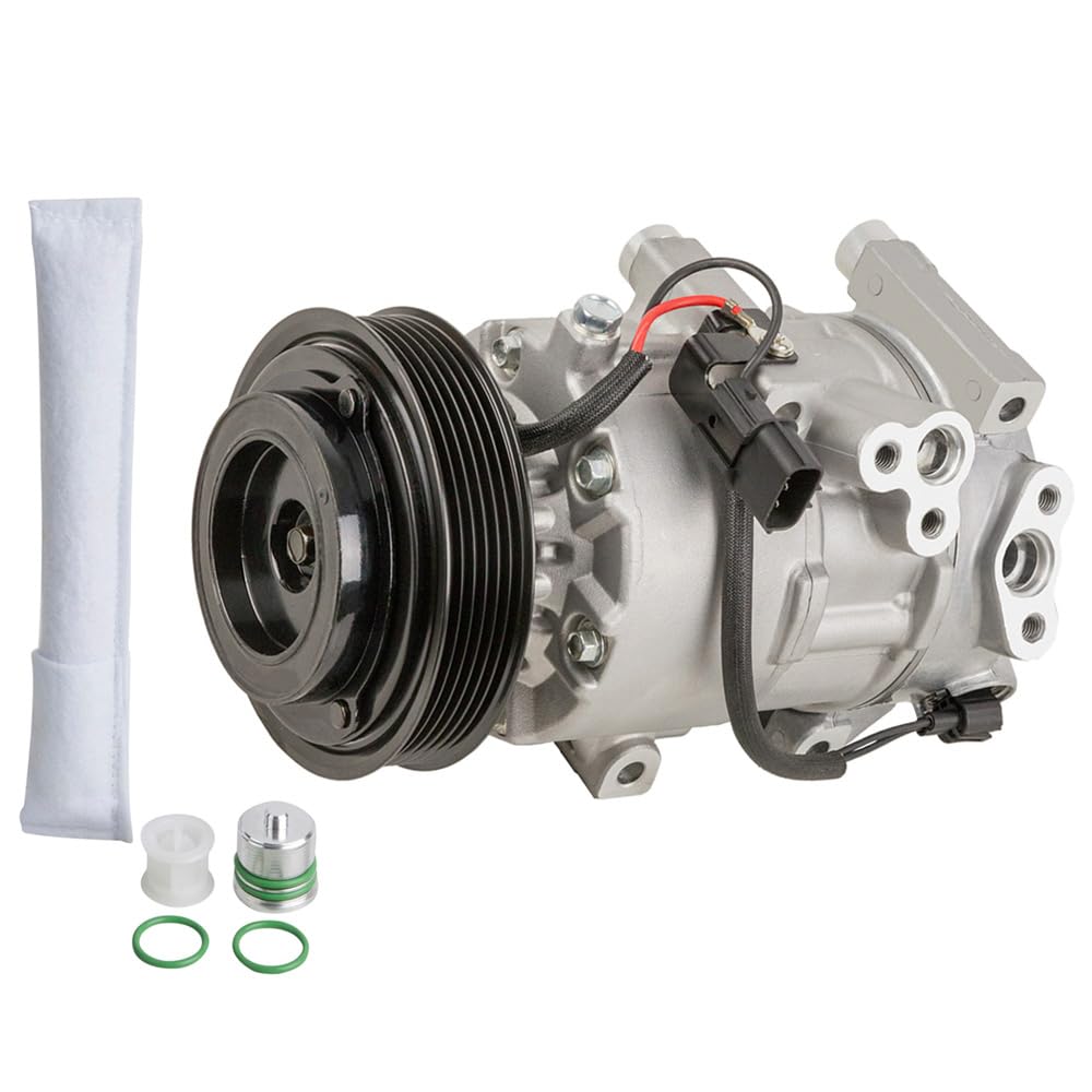 AC Compressor w/A/C Drier For Kia Sportage & Hyundai Tucson - BuyAutoParts 60-86641R2 New