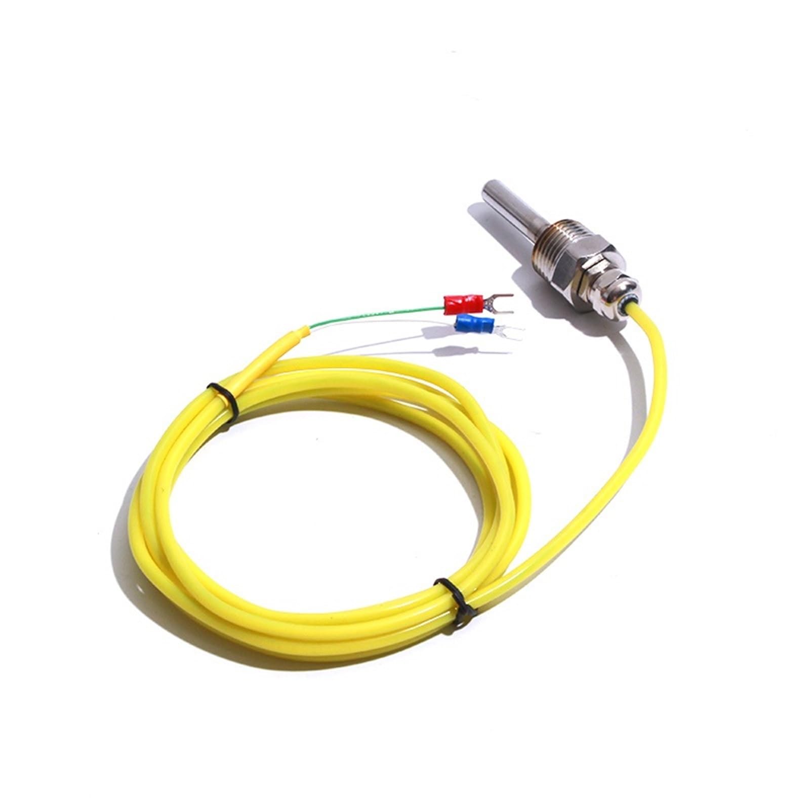Cable 1-5M Sensor de temperatura tipo K Sonda roscada de acero inoxidable Diámetro del tubo termopar. * L 5mm * 30mm(Wire Lenth 3M)