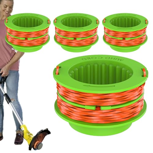 para Desbrozadora,4 Piezas De Repuestos para Cortacésped - Carrete de para Cortabordes de Césped - para Propietarios Jardineros Cuidadores Jardín Patio Parque Valla Macizo Floral Senda