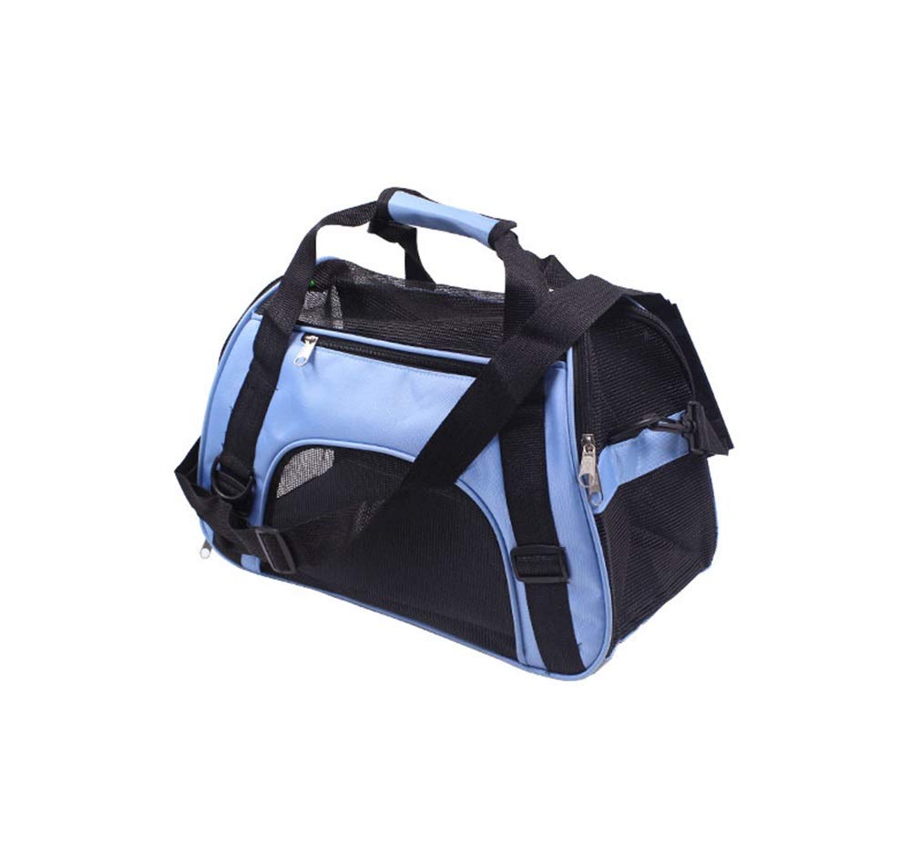 Sac pour animaux de compagnie ergonomique, sac à dos chien bleu moyen pour transport