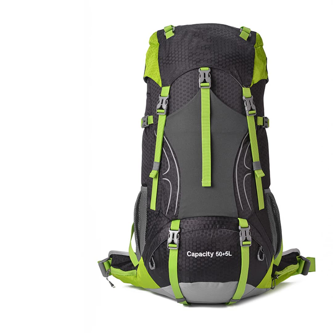 Hcclijo 55L impermeable de gran capacidad montañismo deportes al aire libre senderismo mochila al aire libre montañismo
