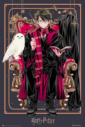 Grupo Erik Poster Harry Potter Wizard Dynasty Harry Potter - Laminas decorativas 61x91,5cm a todo color | Posters para pared ideal decoración habitación Harry Potter regalos Harry Potter merchandising