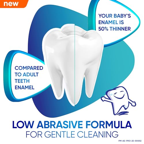 Sensodyne Pronamel for Babies Toothpaste 50ml, Gentle Daily Fluoride Toothpaste for Babies 0-2 Years, Protects First Milk Teeth from Acid Wear & Cavities