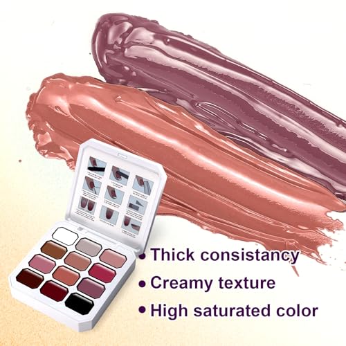 Gel de Pintura Gradient, 12 Colores con Esponjas para Uñas miniatura 6