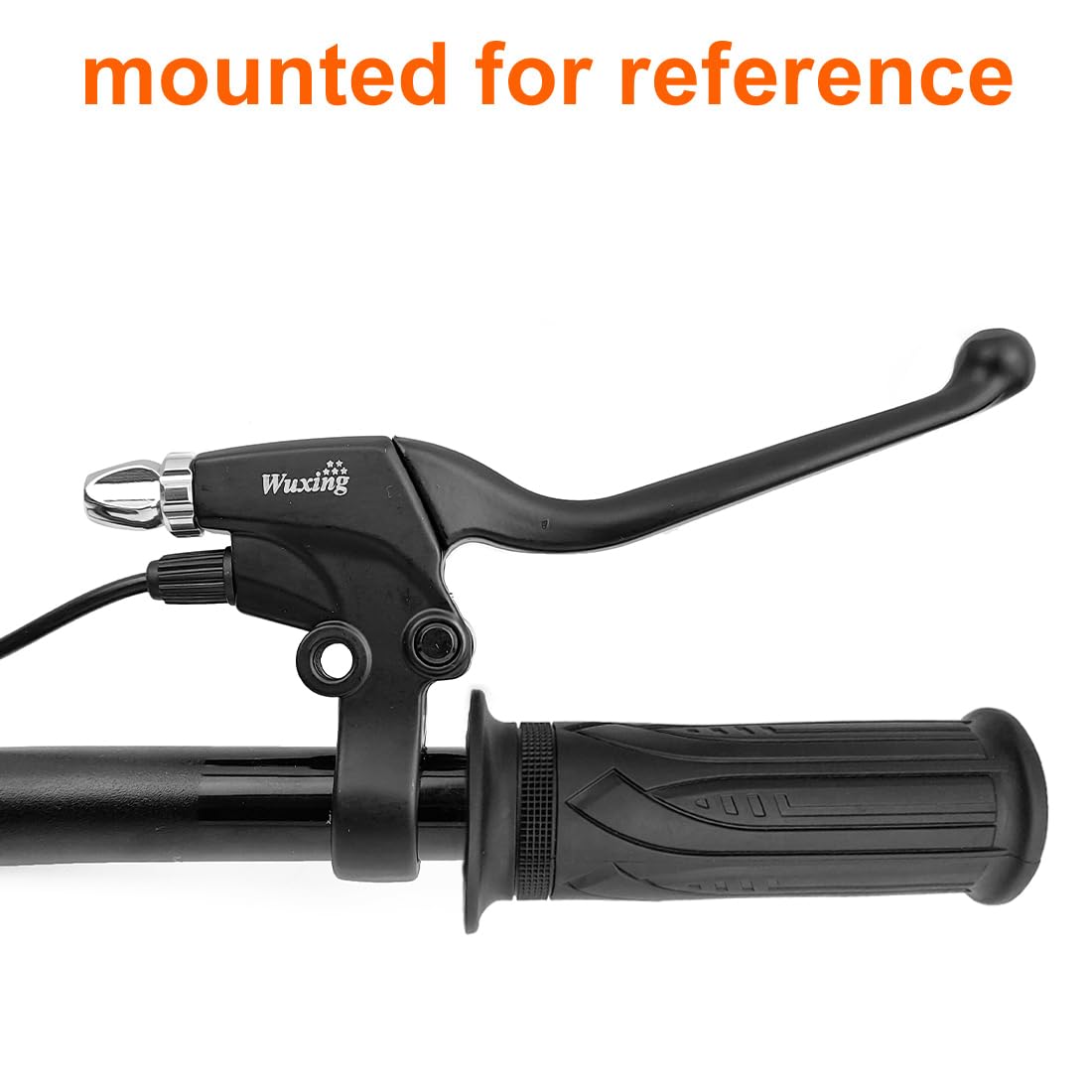 L-faster Wuxing 115PDD manopola leva freno con specchietti retrovisori Jack per e-bike, scooter
