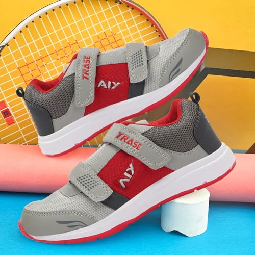 Image of TRASE Boys' Running Shoe for Active Kids | Sport Running & Walking Shoes with Lightweight mesh Upper Eva Sole | All Day Casual Wear