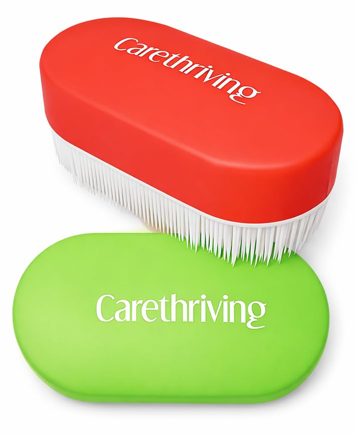 Sensory Brushes, Calming Therapy Brush for Kids & Adults, Autism, Gentle on Little Hands, Rounded Corners, Perfect-Soft Latex-Free Bristles, Joyful