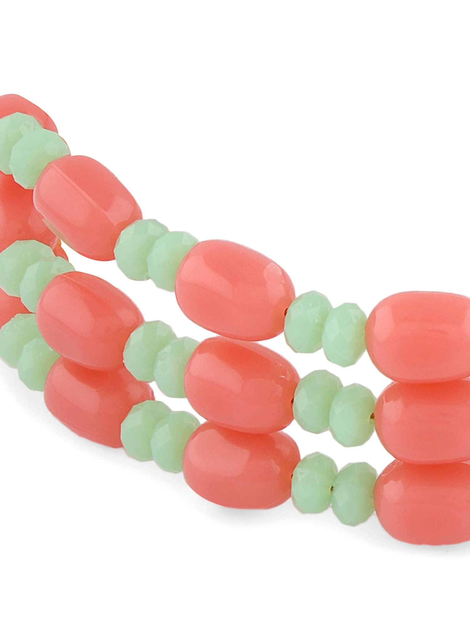 Multistrand Beaded Bracelet for Women, Colorful