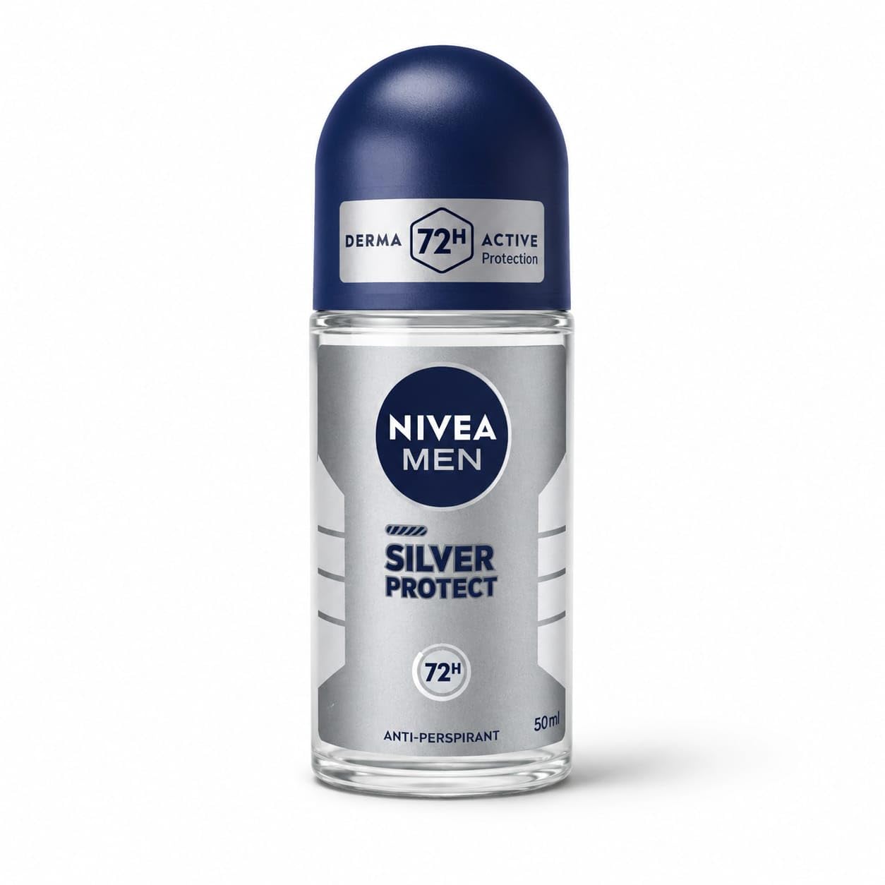 Nivea Men Silver Protect Anti-Perspirant Roll On Deodorant 50ml | 72H Sweat & Odour Protection | Silver Ions Antibacterial Formula | Long Lasting Freshness | Alcohol Free Underarm Care for Men-image-17