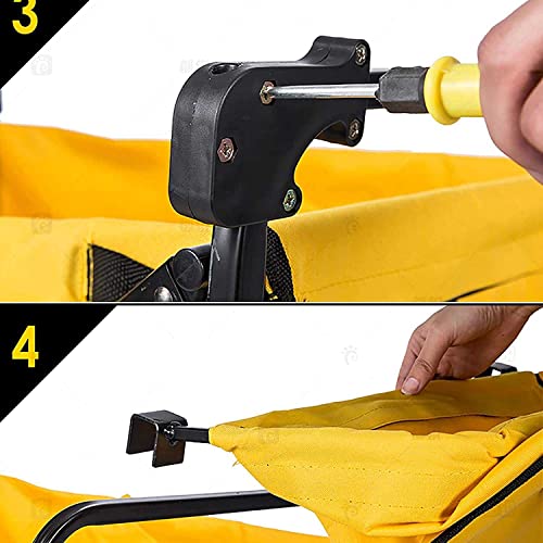 WRNM Carrello da carico Pieghevole per Borsa da