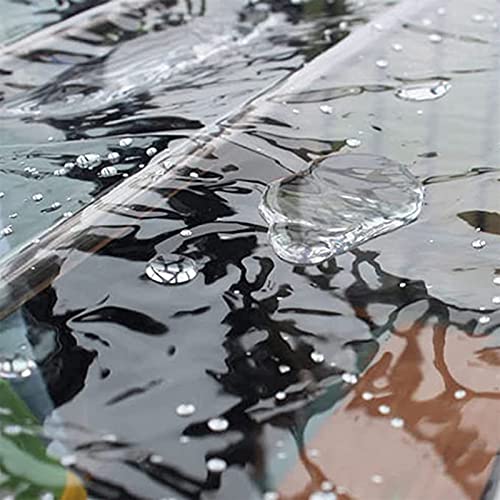 ASPZQ Tenda Trasparente Esterno, Tela Cerata