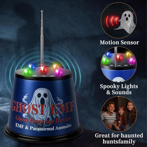 Detector EMF para Caza de Fantasmas con Sensor de Temperatura miniatura 7