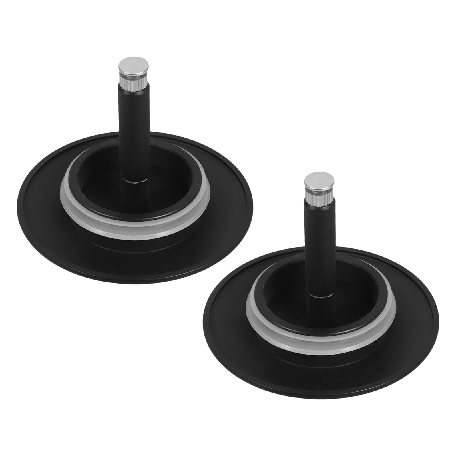 Bouchon de vidange étanche et joint étroit anti-débris 70 mm avec couvercle noir mat BESTYASH