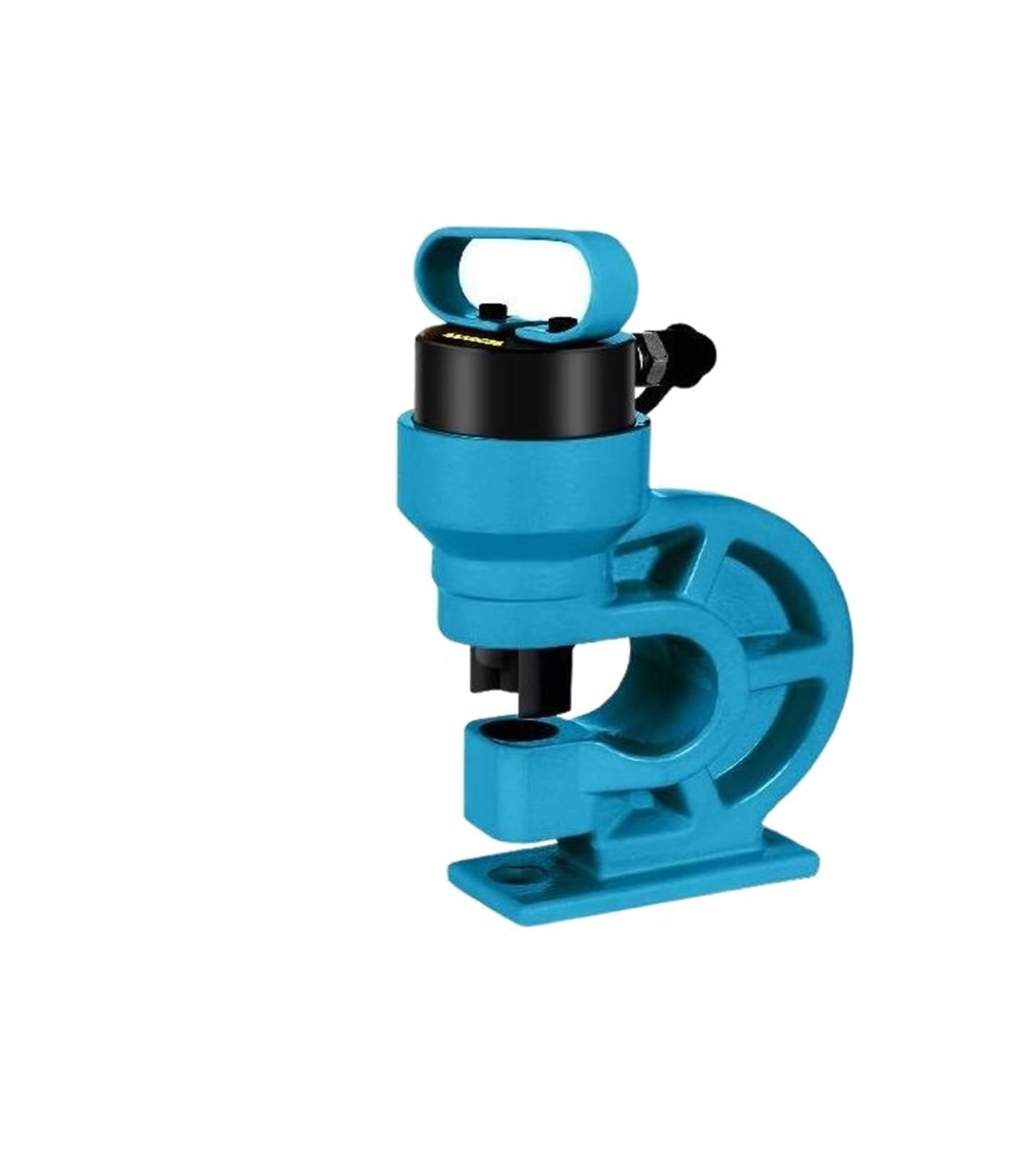 Llawqsm One Color Hydraulic Tools, Hydraulic Knockout Punch Tool 31Ton Hole Digger Force Puncher Iron Plate Max 10Mm Thickness Punching Machine