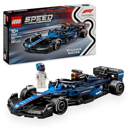 LEGO Speed Champions Coche de Carreras Williams Racing FW46 F1 Vehículo de Fórmula 1 de Juguete y 1 Minifigura de Piloto...