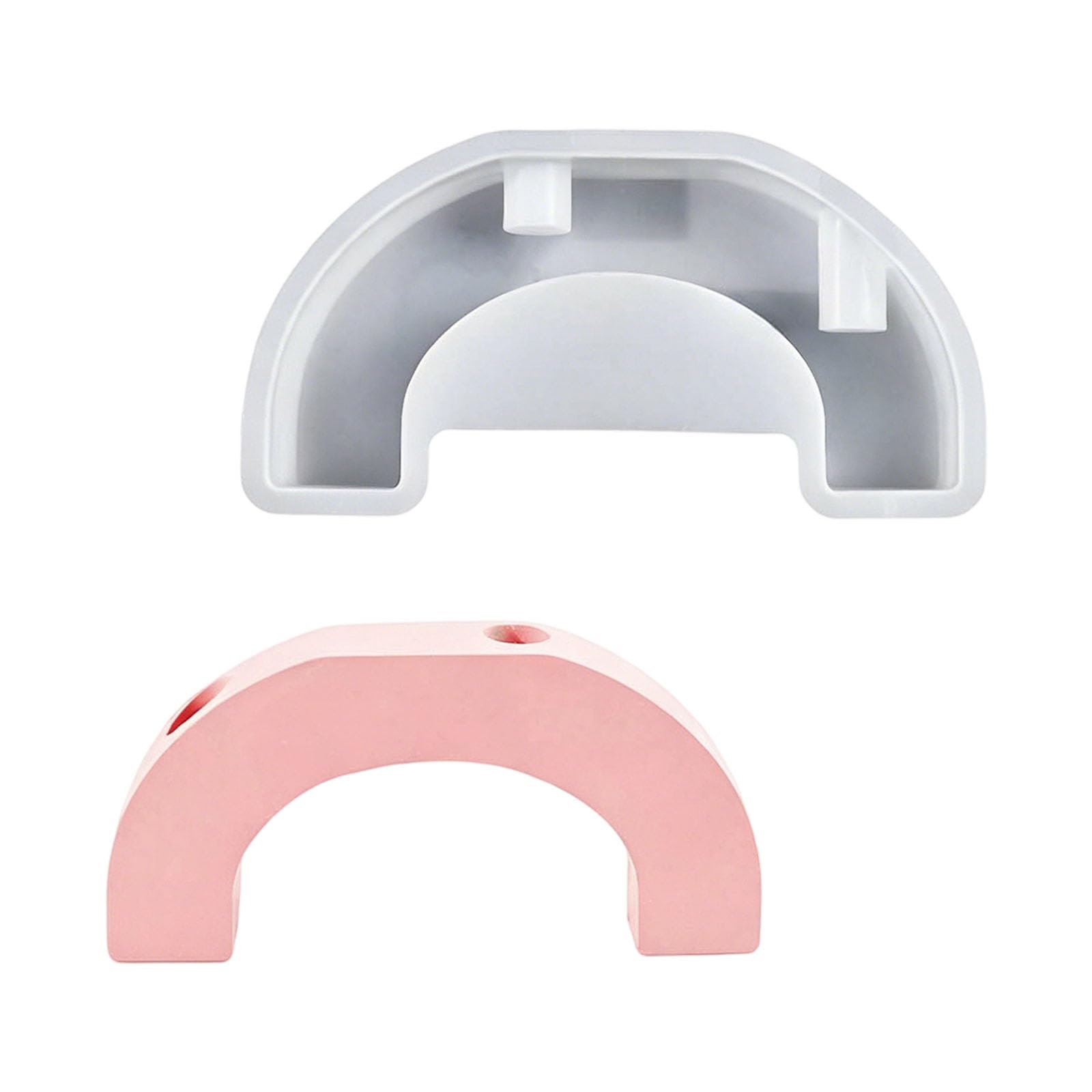 EXQIOUR Rolled Bridge Silicone Candlestick Temperature for Making Making Elastomer Cast