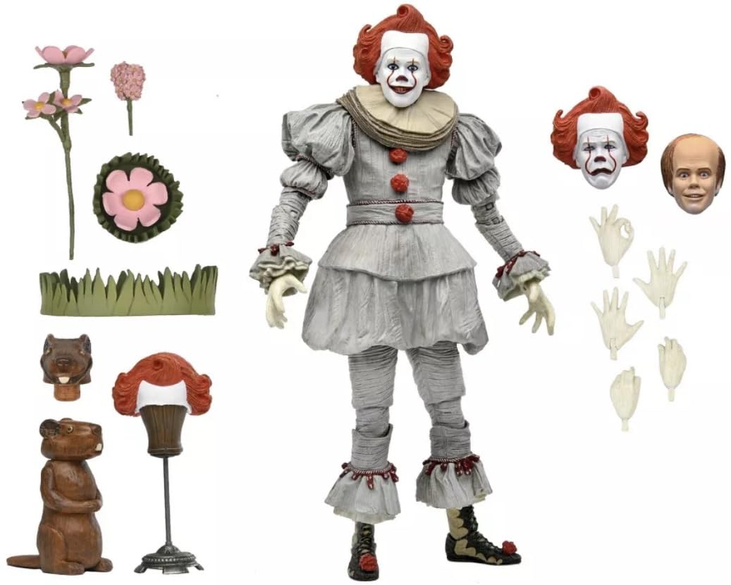 NECA IT: Welcome To Derry Ultimate Bob Grey As Pennywise 7"" Figure