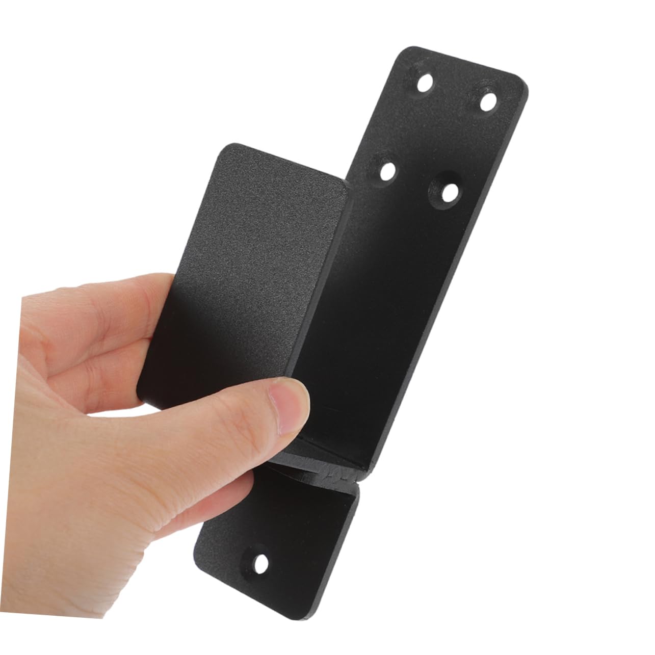 POPETPOP Supports de Barre de Sécurité pour Porte de Grange en Acier, Design Épaissi, 4 Pièces, pour Portail de Clôture et Entrepôt