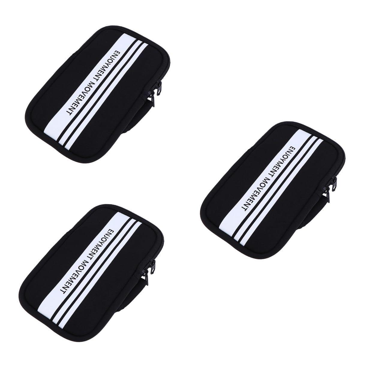 Housoutil 3 Fundas para Teléfono con Recorte para Auriculares para Correr Trotar Y Hacer Senderismo.
