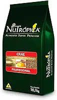 Ração Nutrópica CRAE Criador Reprodução Alta Energia 10kg Profissional Psitacídeos Extrusada Super Premium Bico Torto Arara Ararajuba Papagaio Cinzento Cinza do Congo Ring Neck