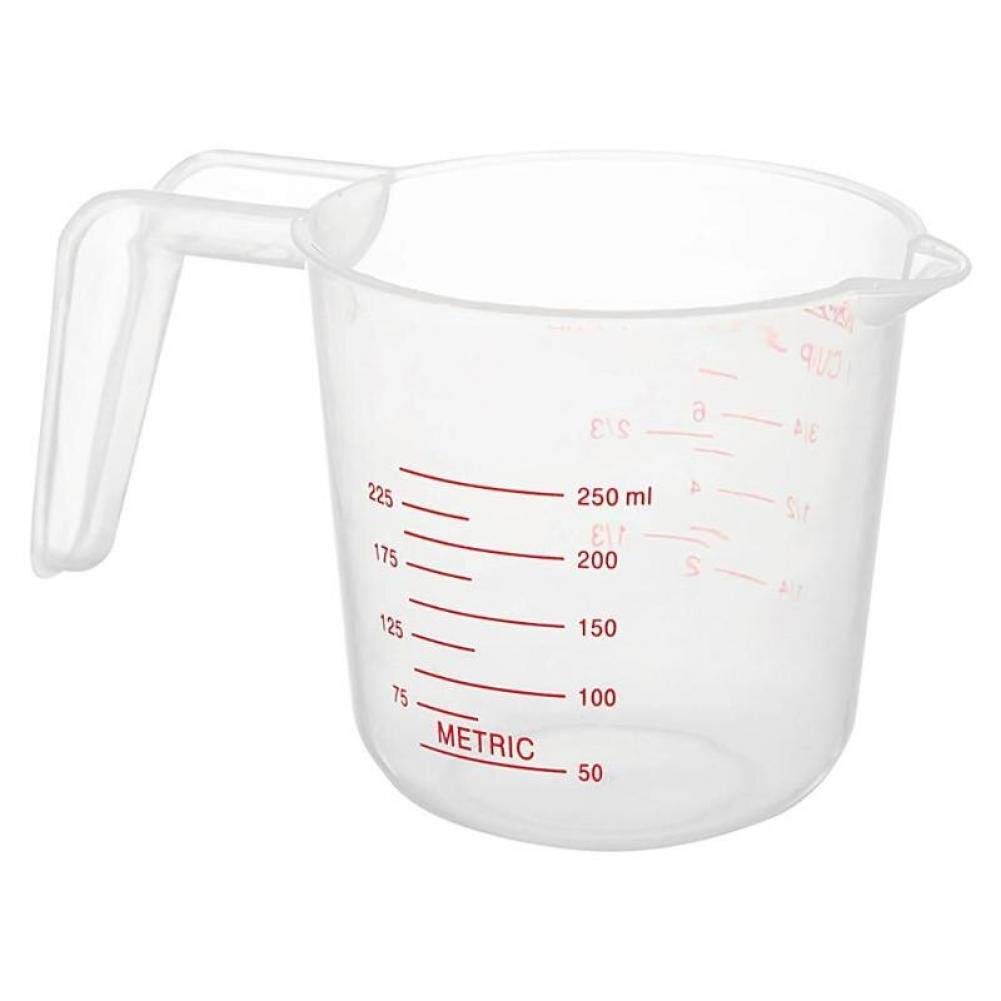 Byfri 250Ml Measuring Cups Abs Plastic Stackable Handled Measuring Jugs For Baking Kitchen Tools, Microwave Safe