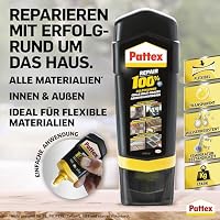 Pattex Repair 100% Alleskleber, starker Kleber für den Innen- und Außenbereich, Klebstoff zur Reparatur für verschiedene Materialien, 1x100g – Ansicht 3